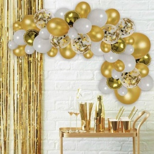 Perdea Decorativa Petrecere Gold 100x200 cm. - Img 2