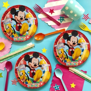 Set 6 Farfurii Petrecere Mickey Mouse 20 cm - Img 2