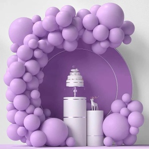 Arcada Baloane Purple Macaron 84 Piese