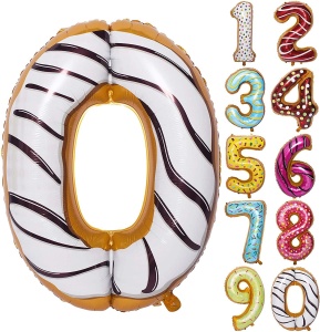 Balon Cifra 0 Donut 100 cm