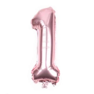 Balon Cifra 1 Rose Gold 100 cm