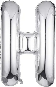 Balon Folie Litera H Silver 40 cm