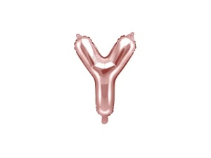Balon Folie Litera Y Rose Gold 40 cm