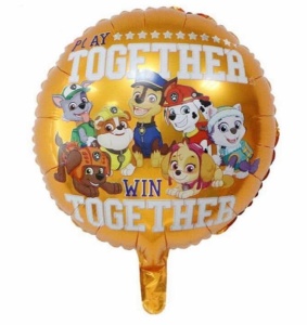 Balon Folie Patrula Catelusilor - Paw Patrol 45 cm.