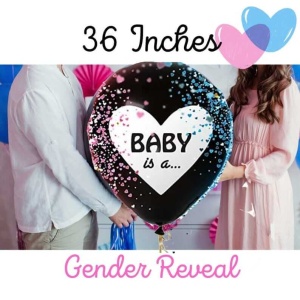 Balon Jumbo Gender Reveal Boy Or Girl 90 cm - Img 2