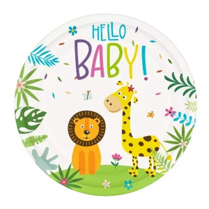 Decor Petrecere Jungla 106 Piese Hello Baby - Img 2