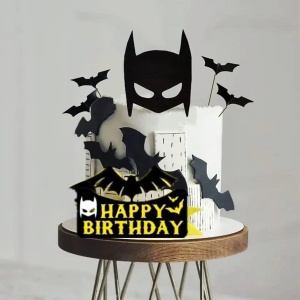 Decoratiuni pentru Tort Tematica Supererou Batman - Img 3