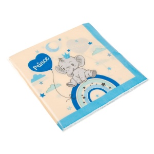 Set 12 Șervețele Petrecere Elefănțel Curcubeu Prince – 33 x 33 cm - imagine 3