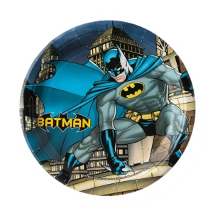 Set 6 Farfurii Petrecere Tematica Batman 18 cm - Img 2
