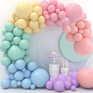 Arcada Baloane Culori Pastel Curcubeu 163 Piese