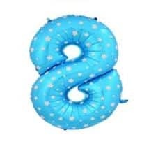 Balon Cifra 7 Albastru