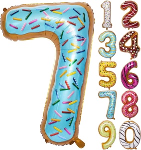 Balon Cifra 7 Donut 100 cm