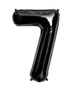 Balon Cifra 7 Negru