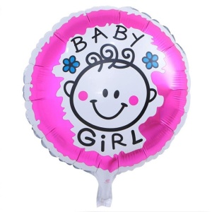 Balon Folie Baby Girl 45 cm