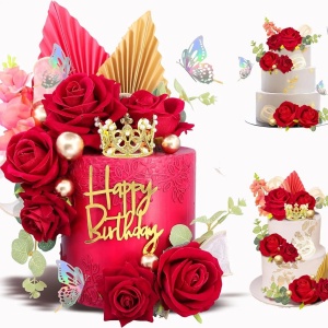 Decoratiune Tort Royal Roses Deluxe