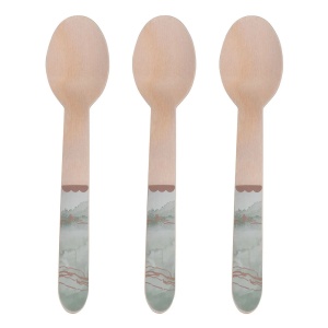 Set 10 Lingurite Petreceri Deluxe Foita Aurie