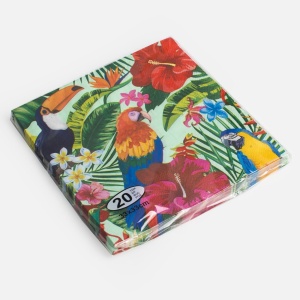 Set 20 Șervețele Petrecere Tropicală Aloha Summer – 33 x 33 cm - imagine 3