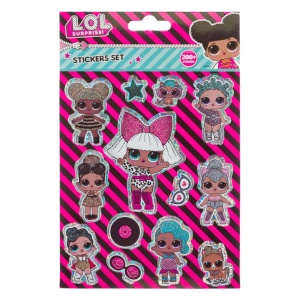 Set 200 stickere decorative LOL Surprise
