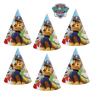 Set 6 Coifuri Petrecere Aniversare Paw Patrol COF19