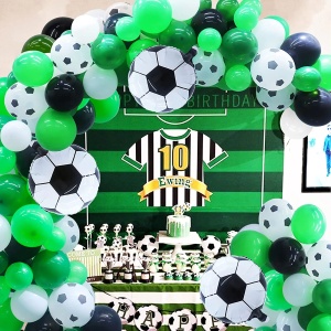 Arcada Baloane Aniversare Tematica Fotbal 106 Piese