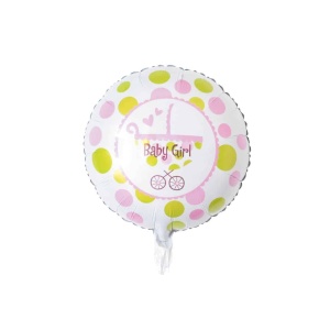 Balon Carucior Folie Baby Girl 45 cm
