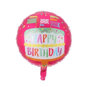 Balon Folie Tort Happy Birthday 45 cm