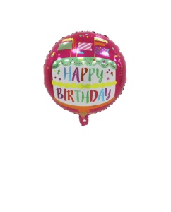 Balon Folie Tort Happy Birthday 45 cm - Img 2