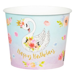 Bucket Pentru Snackuri Petrecere Tematica Lebede