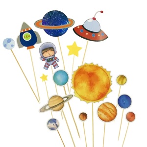 Decoratiune Tort Univers Galactic - Img 1