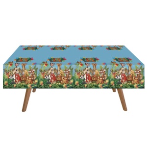 Față de Masă Petrecere Safari Junglă Happy Birthday – 180 x 120 cm - imagine 3