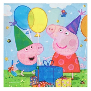 Set 12 Servetele Pentru Petrecere Peppa George
