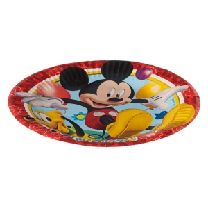 Set 6 Farfurii Petrecere Mickey Mouse 20 cm - Img 3