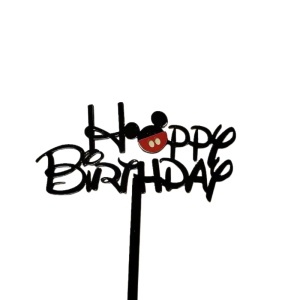 Topper Tort Mickey Mouse Happy Birthday Decor Aniversar TOP140
