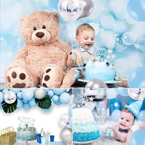 Arcada Baloane Zi de Nastere Happy Birthday + Topper - Img 2