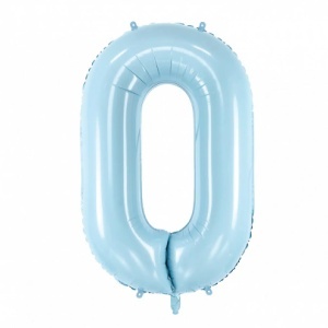 Balon Cifra 0 Albastru