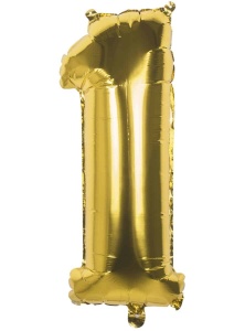 Balon Cifra 1 Gold