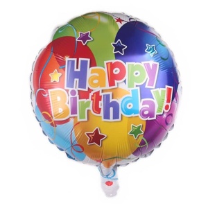 Balon Folie Happy Birthday Vesel Colorat