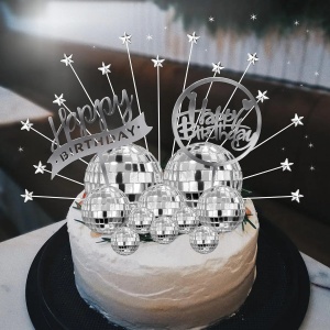 Decoratiune Tort Aniversare Cristal Deluxe - Img 4