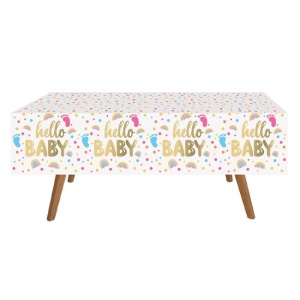 Fata De Masa Baby Shower Hello Baby