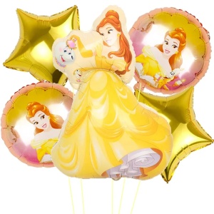 Set 5 Baloane Folie Belle - Decor Aniversar SET322
