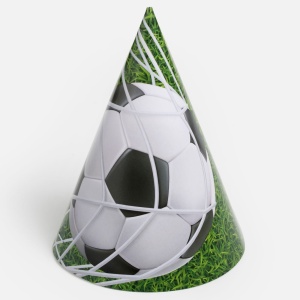 Set 6 Coifuri Petrecere Fotbal – 16 cm