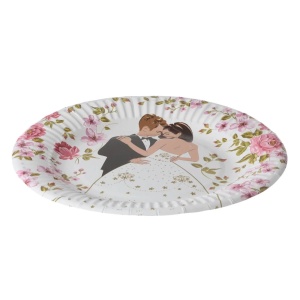 Set 6 Farfurii Multicolore Pentru Nunta 23 cm - Img 3