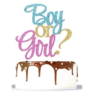 Topper Tort Boy or Girl - Decor Magic Gender Reveal TOP137
