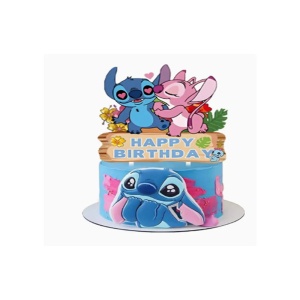 Topper Tort Stitch Si Angel Happy Birthday Set Tropical TOP163