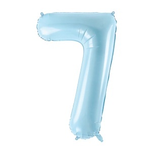Balon Cifra 7 Albastru