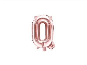 Balon Folie Litera Q Rose Gold 40 cm