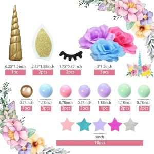 Decoratiune Tort Deluxe Magical Unicorn - Img 2
