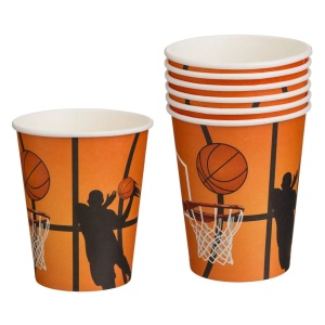 Set 6 Pahare Aniversare Petrecere Tematica Basketball PHR47