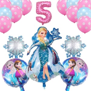 Set Aniversar Elsa Fozen 5ANI