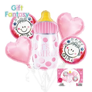 Set Baloane It's A Girl - Biberon